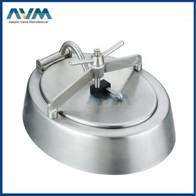 Sanitary Grade Stainless Steel Pressure Type Manhole with Sight Glass