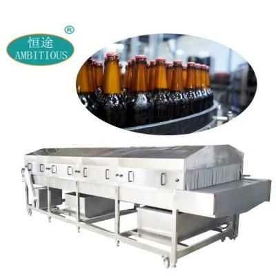 Continuous Pasteurized Bottles Beer Tunnel Pasteurizers Pasteurization