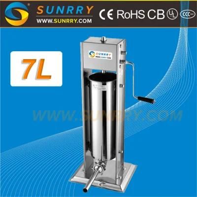 7 Liters Vertical Type Commercial Butchery Manual Sausage Filler