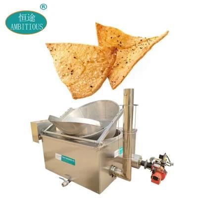 Commercial Gas Batch Fryer Automatic Tortilla Chips Making Machine