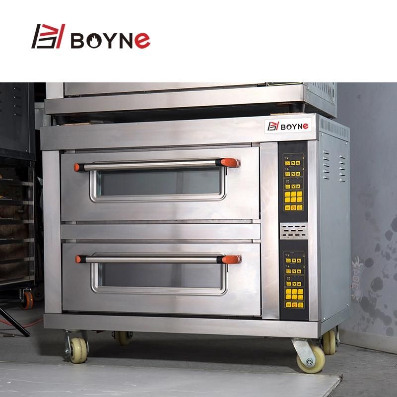 Bakery Used Double Deck Two Trays Electric Oven