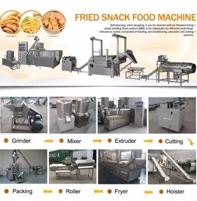 Frying Bugles Machinery/Triangle Corn Chips Machinery