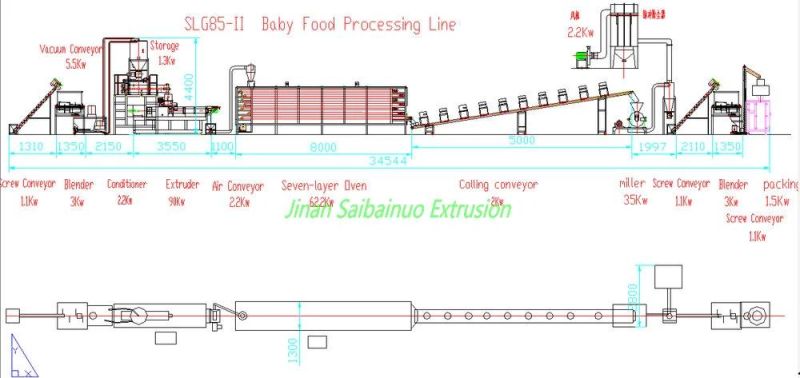 Instant Maize Porridge Baby Food Making Machine