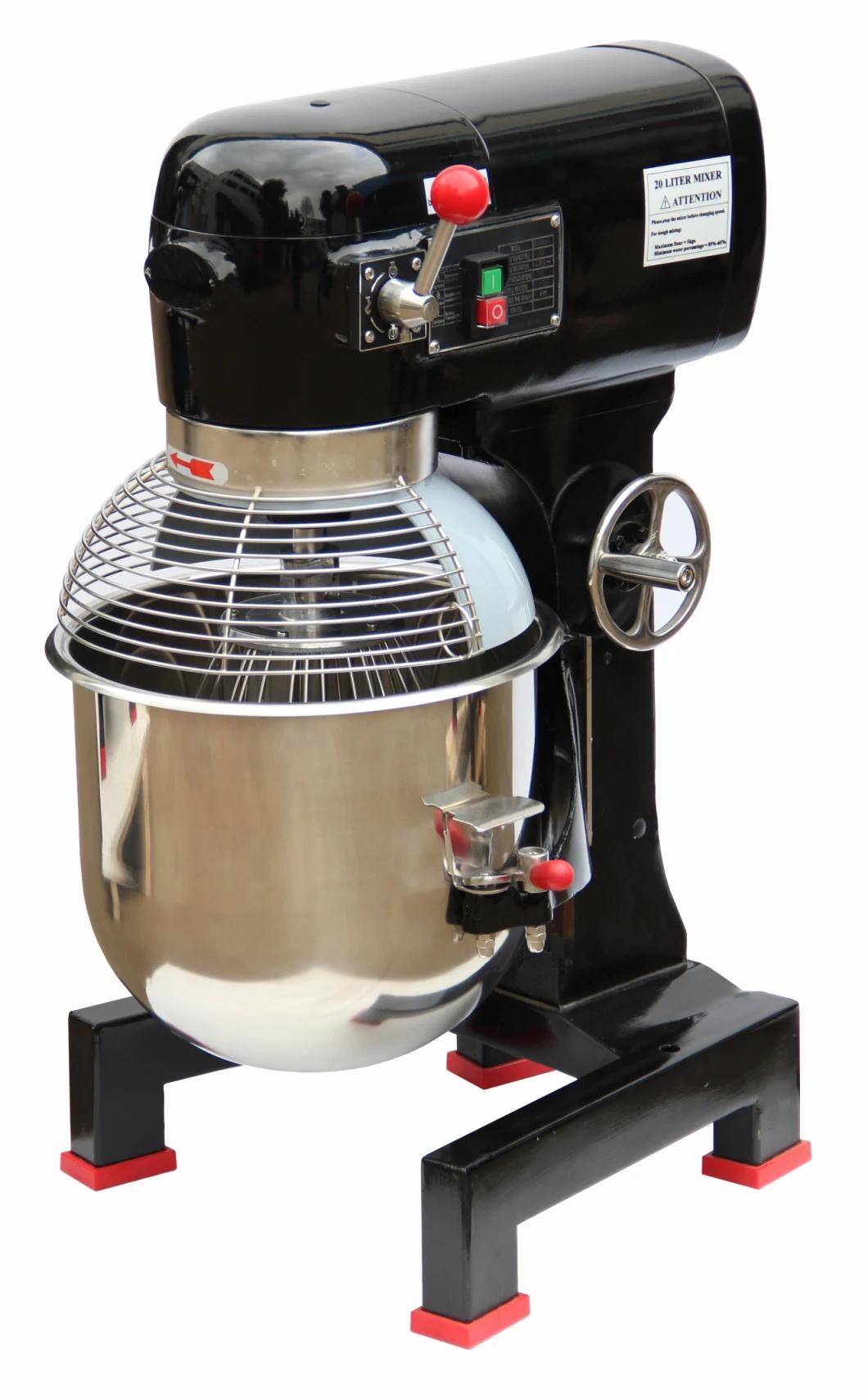 Hongling Bakery Equipment 60L 25kg Planetary Food Mixer with Auto Lifter+Hand Lifter