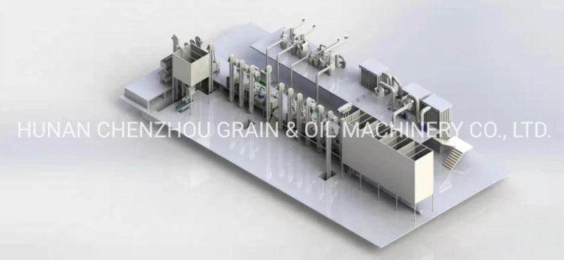 200 Ton Per Day Parboil Rice Mill Plant Line Automatic Rice Milling Machine for Rice Plant