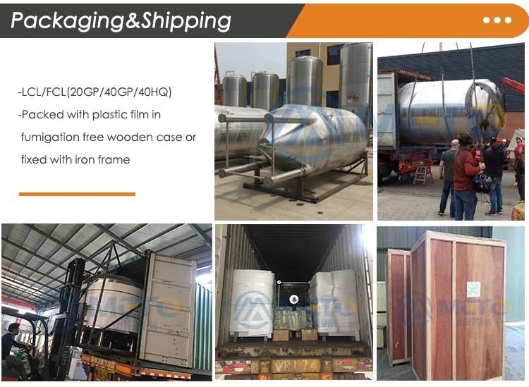 2000L SUS304 3 Vessels Beer Brewing Equipment for Sale