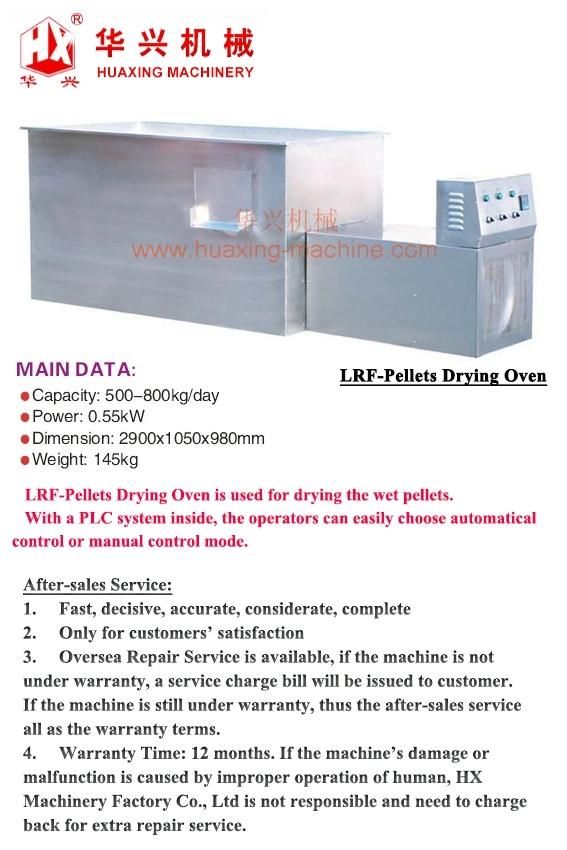 Lrf-Pellet Drying Oven