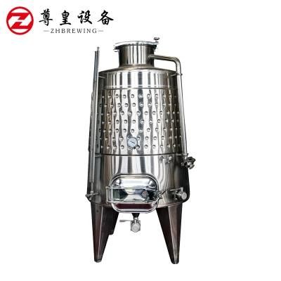 1000L 2000L SUS304 Wine Fermenter Storage Tank with Cooling Jaket