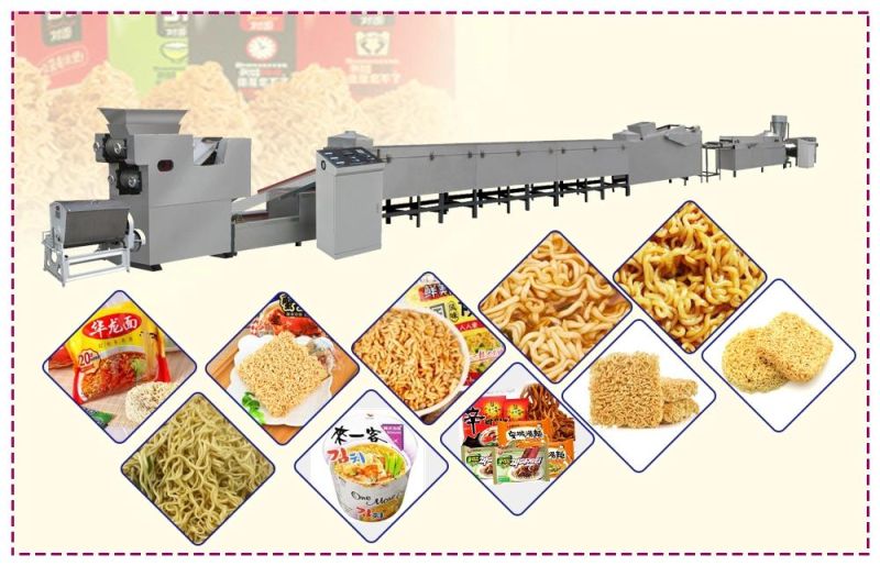 Full Automatic Continuous Fried Instant Noodle Production Line Fried Instant Noodles Production Line