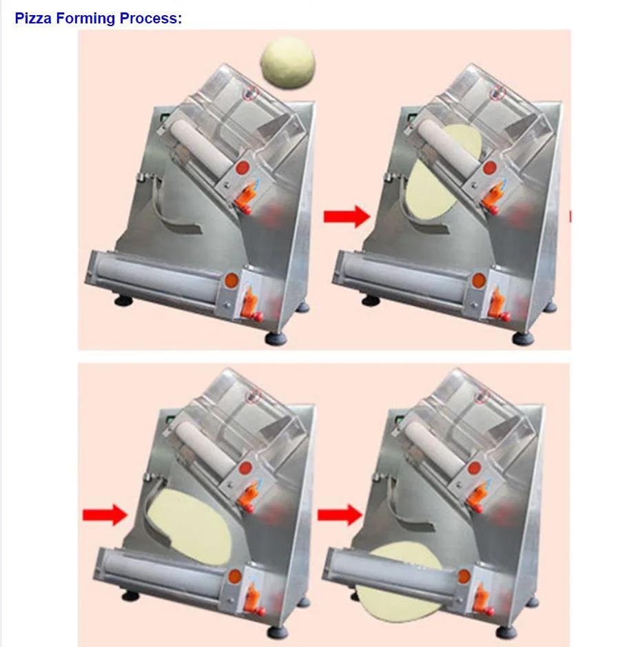 Fully Automatic Commercial Pizza Industrial Roller Pita Arabic Bread Dough Sheeter and Roller Stand Self