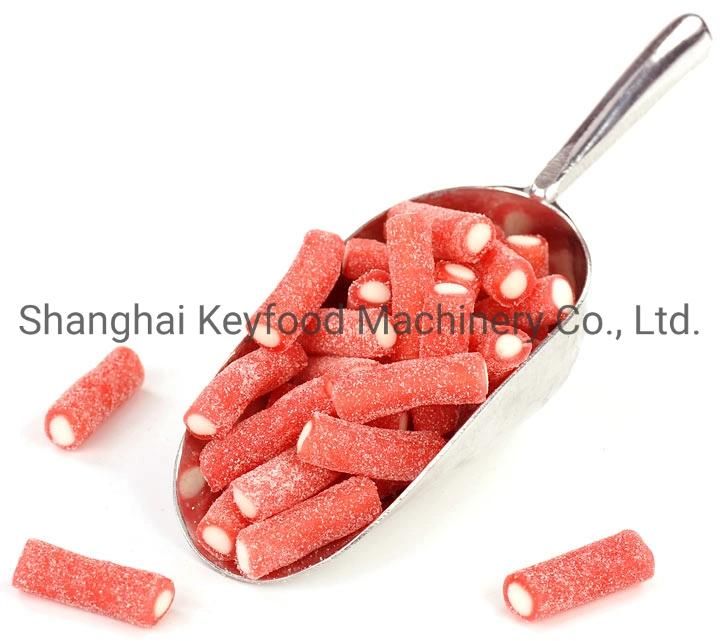 Customized Automatic Rainbow Sour Strap Candy Making Machinery