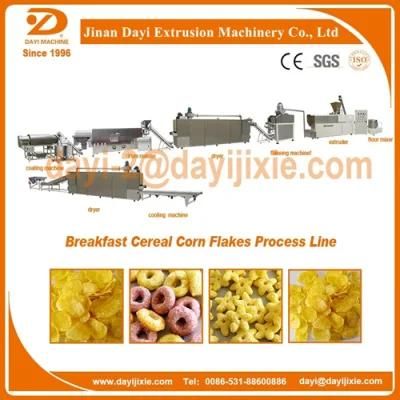 Food Extruder Breakfast Cereal Cornflake Machine