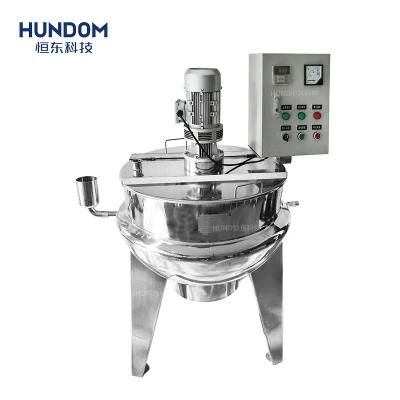 Sanitary Chocolate Hazelnut Paste Boiler Steam Jacket Kettle Cooking Mixer