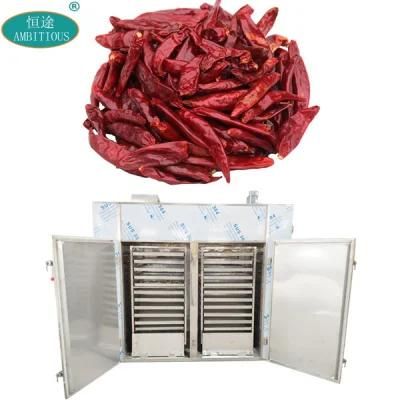 Industrial Hot Air Dryer Trays Dehydrator Red Chilli Dryer Machine