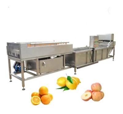 Leafy Vegetable Fruit Lettuce Cabbage Bubble Washing Washer Cleaning Machine