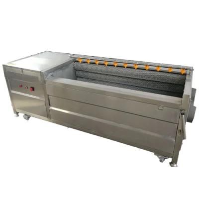 Brush Roller Vegetable and Fruit Cleaning and Peeling Machine