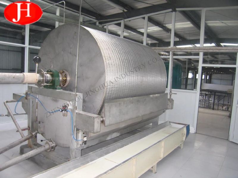 Vacuum Filter Arrowroot Starch Milk Dewatering Machine Starch Processing Line