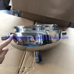 Stainless Steel Tri Clamp Jacketed Shatter Platter Use for Bho Closed Loop Extractor