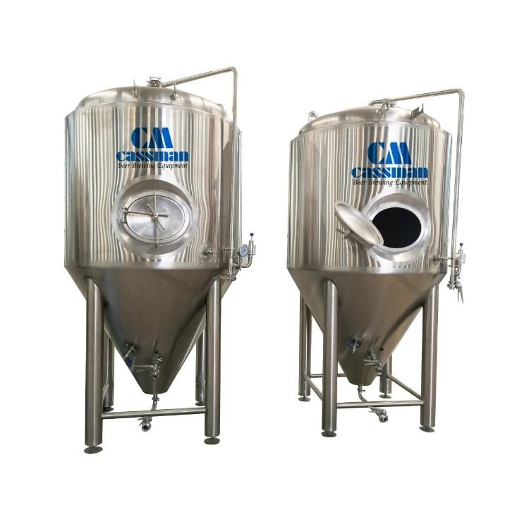 Cassman 600L Stainless Steel Beer Fermenter Unitank with Dimple Cooling Jacket