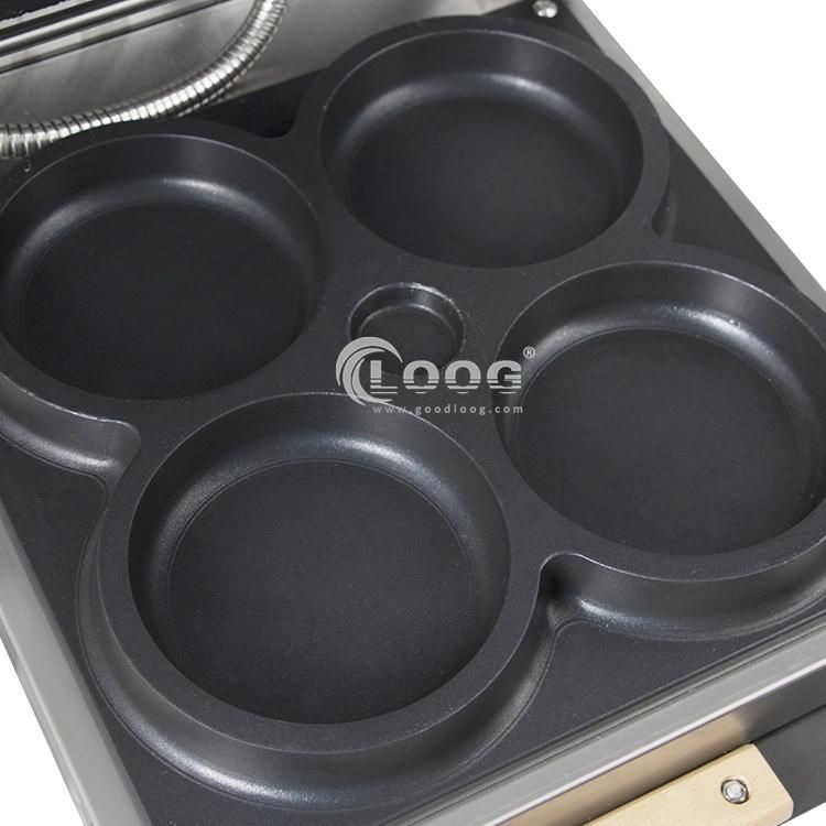 China Factory Best Electric 4 Holes Round Small Bowl Pizza Making Machine Cake Oven Commercial Electric Price Pizza Maker