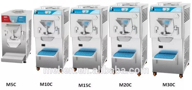 Hot Sale Professional Commercial Combined Gelato Ice Cream Batch Freezer