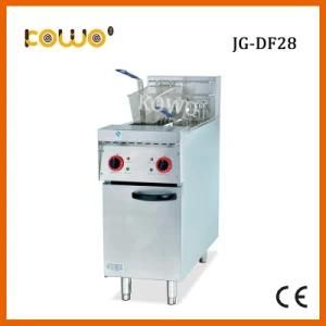 Stainless Steel High Quality Freestanding 2-Tank 2-Basket Electric Fryer