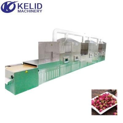 Easy to Control Rose Microwave Hibiscus Jasmine Flower Tea Drying Machine