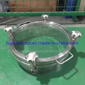 Stainless Steel 304 Circular Type Manhole with Full Sight Glass