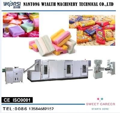 Square Bubble Gum Making and Packing Machine