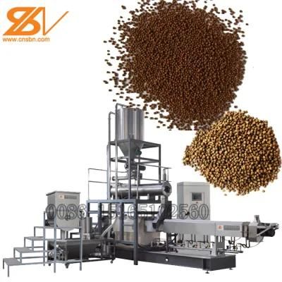 Pet Catfish Shrimp Food Floating Fish Feed Pellet Making Extruder