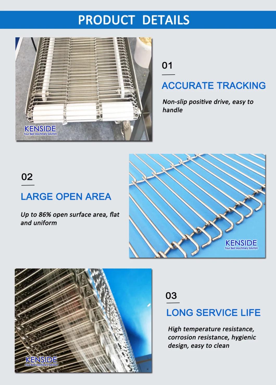 Flat Flex Belt for Seafood Processing