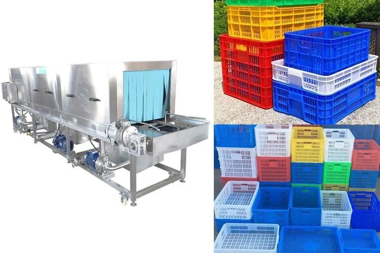 Best Price Crates and Basket Washer Washing Machines for Plastic Tray