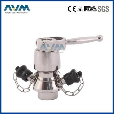 New Style Stainless Steel 316L Male Aseptic Samping Valves