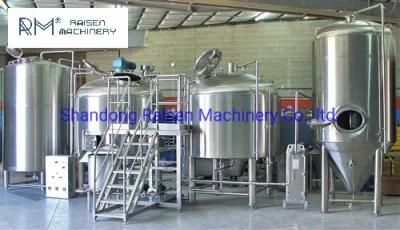 1000L Stainless Steel Beer Brewing Equipment Brewery with Fermentation Tank