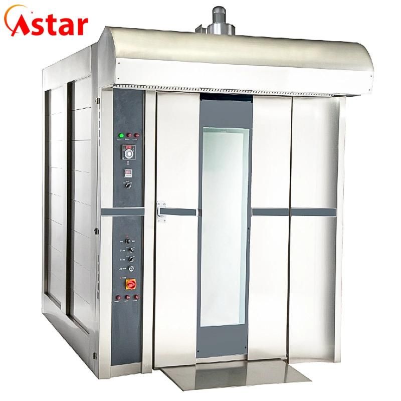 Astar Commerical Kitchen Equipment 32 Trays Rotary Oven Rack Oven Gas Bakery Equipment