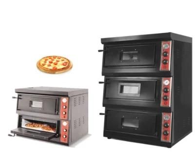 3 Deck Layer Commercial Comercial Pizza Oven 500 Degrees 450 Degree Arabic Pizza Oven ...