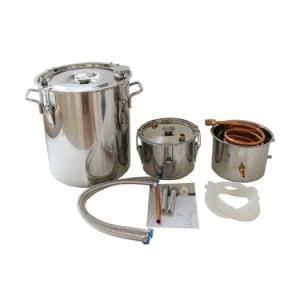 18L/5gal Stainless Steel Portable Household Water Distiller, Making The Purified Water by ...