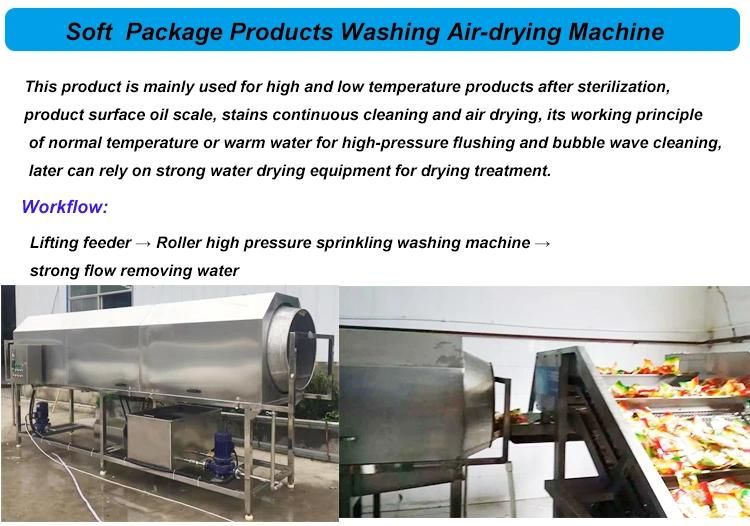 Bag Washing Machine Soft Packaging Cleaning Machine