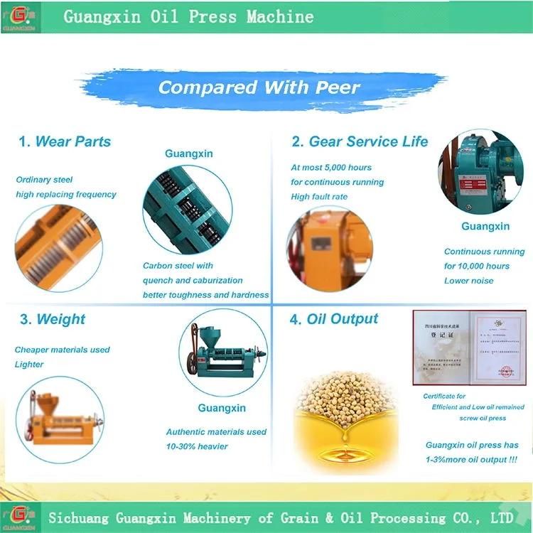 Combined Peanut Rapeseed Oil Expeller Wtih Oil Filter