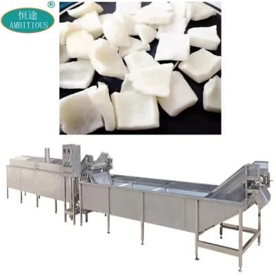 Continuous Coconut Meat Blanching and Cooking Machine