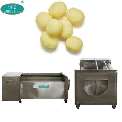 Root Vegetable Potatoes Washing and Peeling Machinery Potato Peeler Machine
