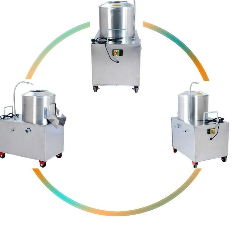 2021 Electric Commercial Sweet Potato Peeler Skin Removing Washing Machine