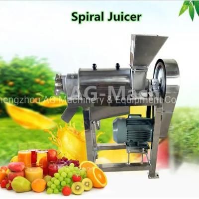 Home Use 0.5t and 1t and 1.5t Spiral Fruit and Vegetable Juice Extractor Machine