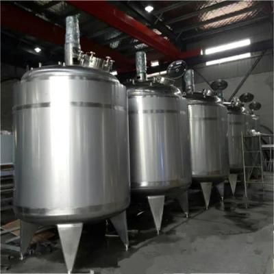 Stainless Steel Jacketed Heating Mixing Reaction Tank Plant