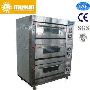 Electric Bread Oven with 6 Trays 3 Deck with Timer