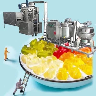 Center Filled Jelly Machine/Automatic Jelly and Gummy Candy Production Line /Soft Candy ...