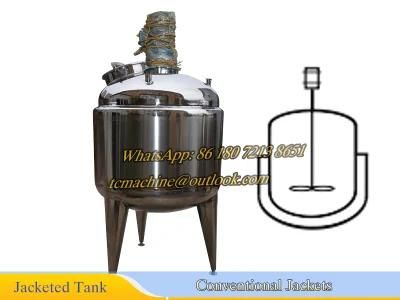 1000liter Stainless Steel Mixing Tank with Top Entry Agitator