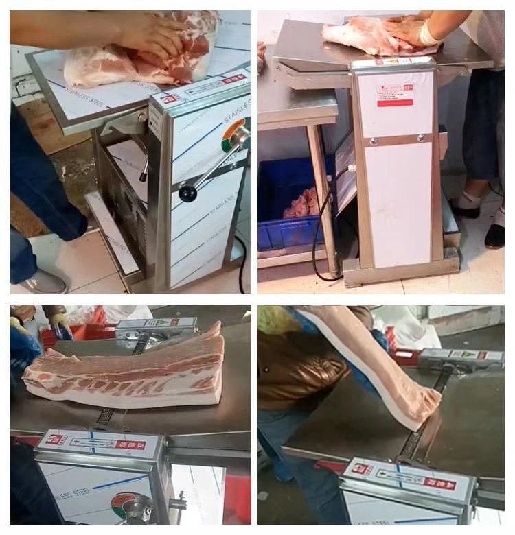 Commercial Pork Skin Removed Cutting Machine Pig Meat Peeling Machine