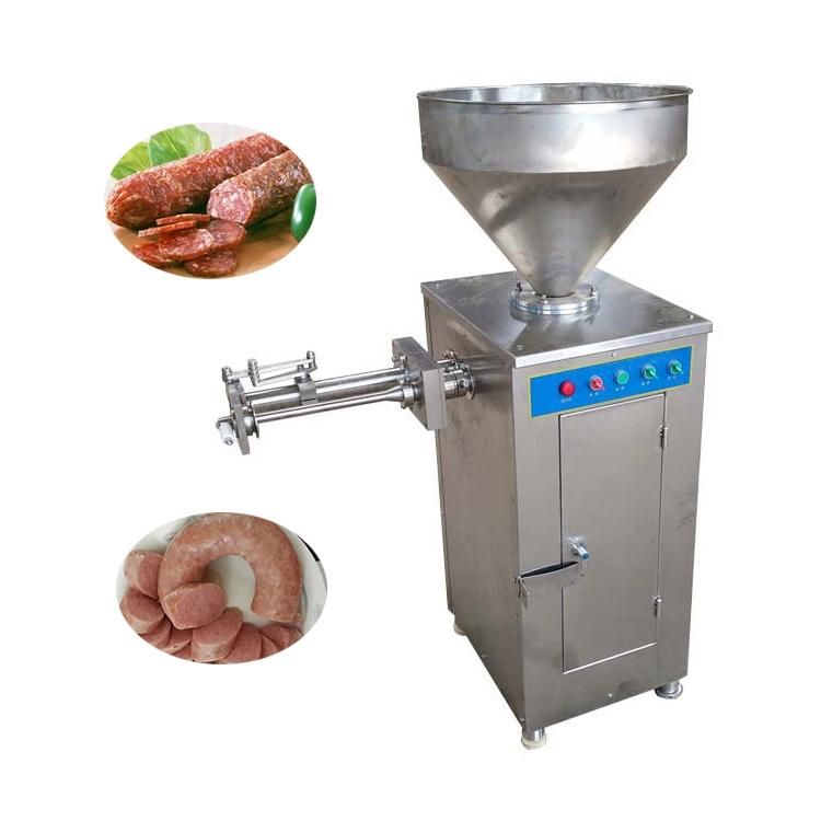 Pneumatic Quantitative Twist Sausage Enema Making Filling Filler Salami Maker Sausage Stuffer