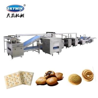 Skywin Automatic Bakery Biscuit Machine for Making Hard &Soft Biscuit